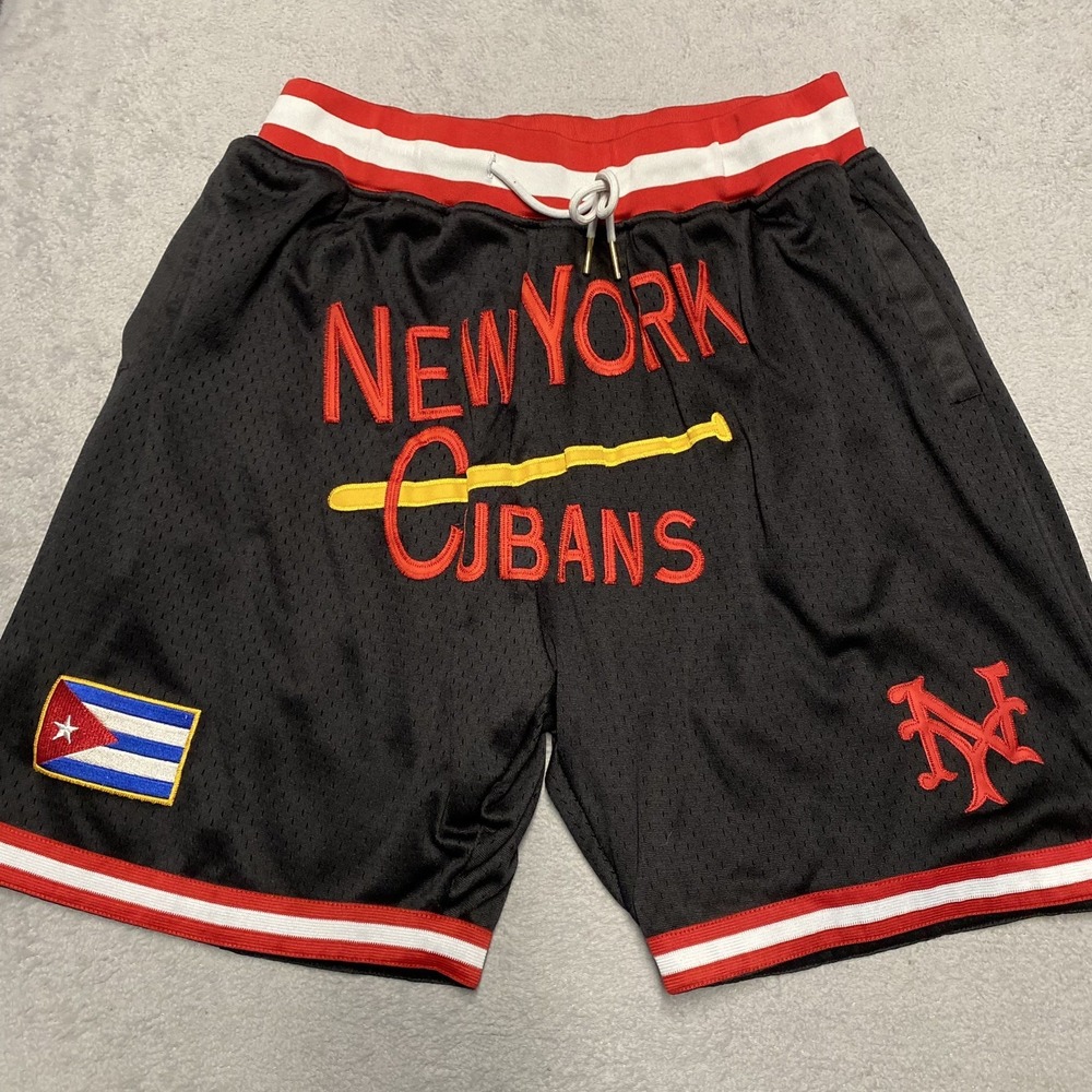 Rings & Crwns Shorts Mens Large New York Cubans Negro League Baseball Museum